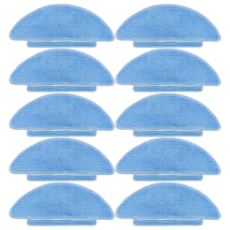 Mop Pad Cloth Wipes Cleaning Tool Suitable For Tikom L9000o Sweeping Part Accessories Rag Mop Robot Vacuum Cleaner 10pcs