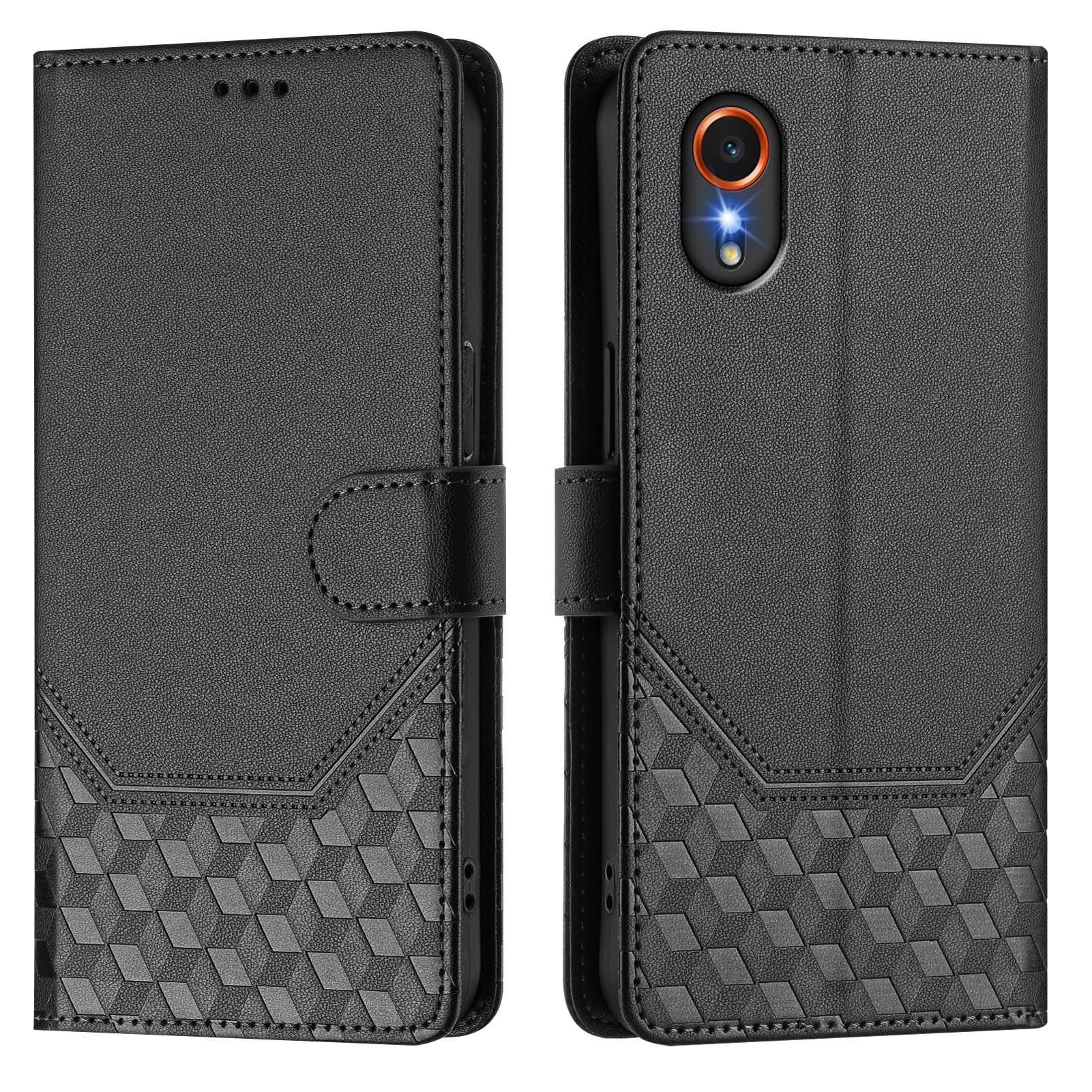 

Кожаный чехол-кошелек, прочный держатель для карт с блокировкой RFID, противоударный защитный чехол-книжка с подставкой для Samsung XCover 4/4S XCover5 XCover6 Pro XCover7 Samsung XCover 7 5G чёрный