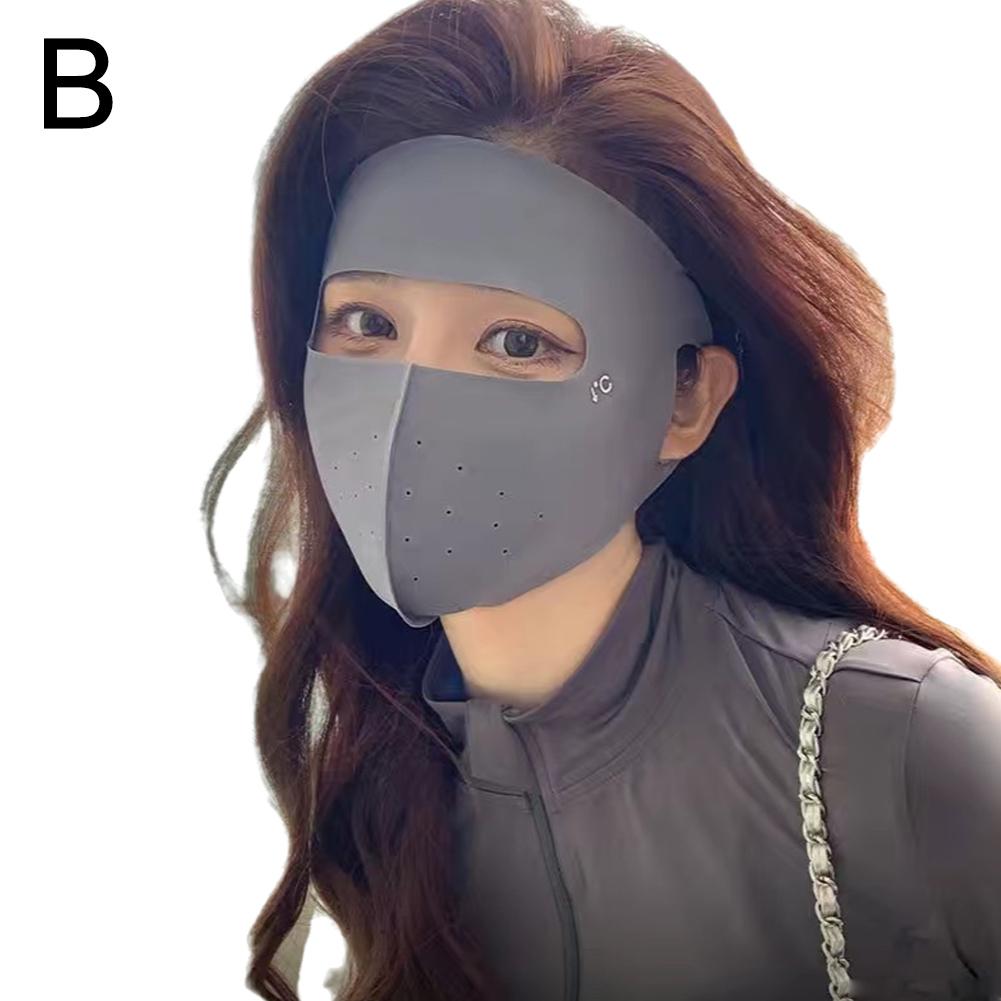 Women's Eye Protection Mask Sunscreen Breathable Summer Sports Sunshade Mask Uv Protection Seamless Ice Silk Outdoor Eye Wear