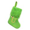 Holiday Sock Durablility Hanging For Candy Gifts Holder Festival Decoration Classical Christmas Letter Knitted Stocking
