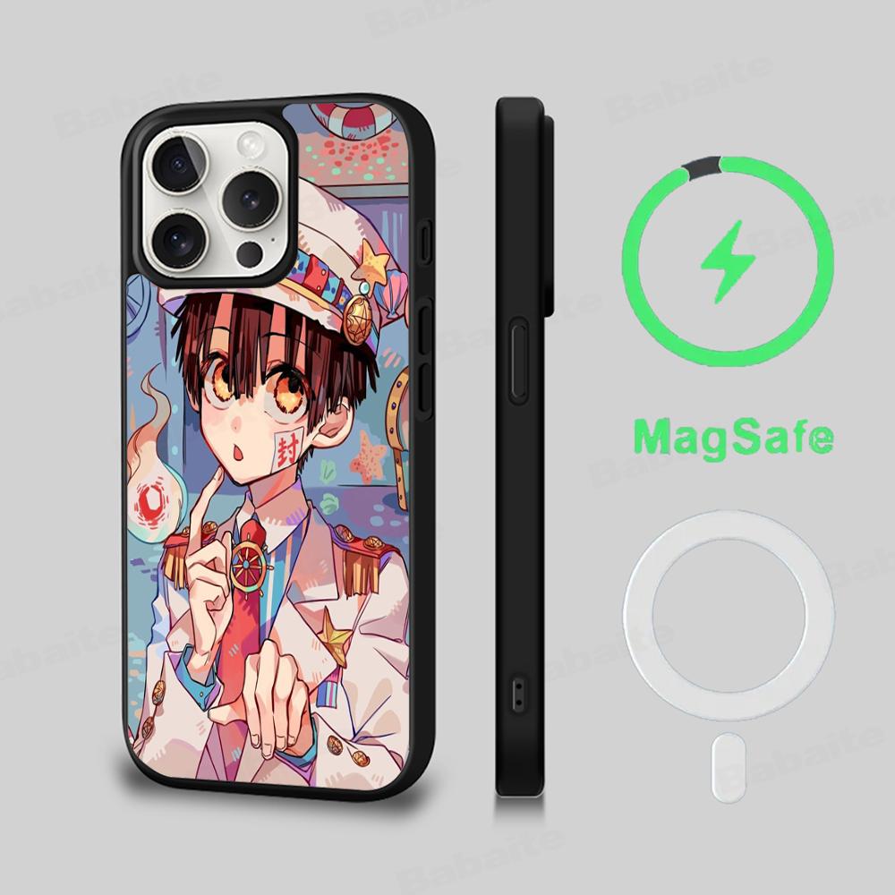 Toilet Bound Hanako Kun Phone Case Magnetic Case For IPhone 16 14 13 12 11 15 Pro Max Plus For Magsafe Wireless Charge Cover