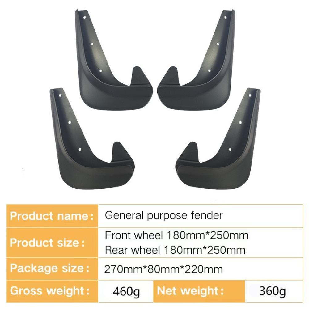 4 buc față spate roată mașina apărătoare de noroi universale auto accesorii exterioare
