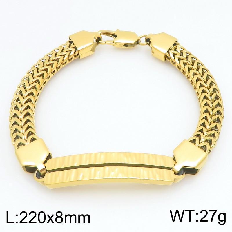 Durable Stainless Steel ID Bracelet for Men Minimalist Braided Chain Fashion Jewelry Vintage Accessory Daily & Party Wear