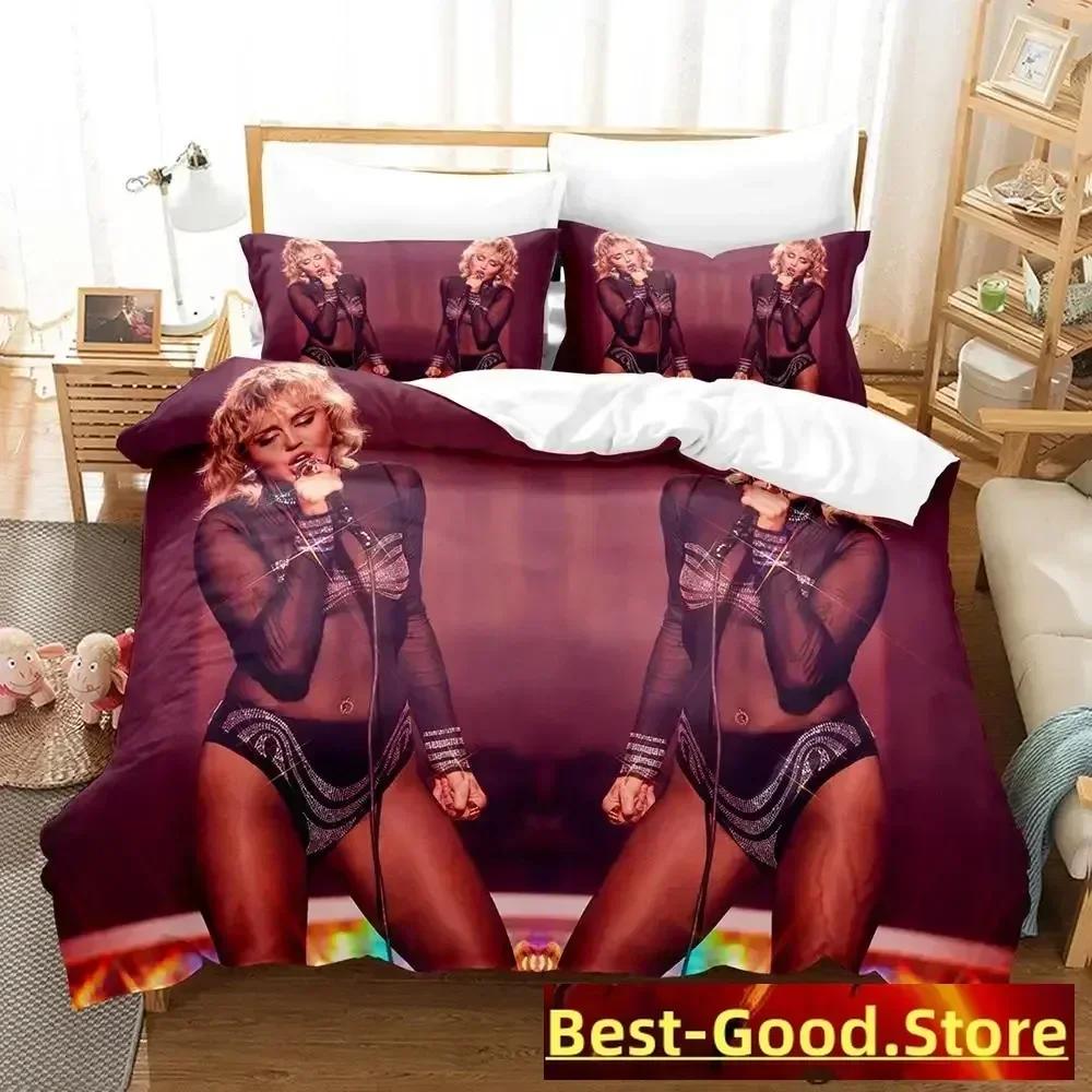 Sexy Miley Cyrus Bedding Set Single Twin Full Queen King Size Bed Set Aldult Kid Bedroom Duvetcover Sets Anime parure de lit Bed