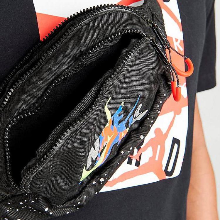 New Jordan Polyester Crossbody Bag, Sling Bag, Fanny Pack Regular Unisex Black 9A0260-407