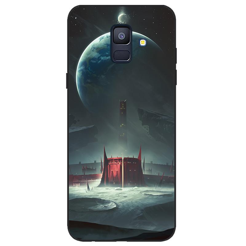 For Samsung Galaxy A6 2018 Silicone Case SIM SM A600 A600F Phone Case Tpu Case Coque Samsung Galaxy A62018 black