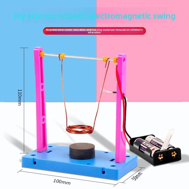 Experiment Diy Electromagnetic Swing With Physics Educational Kit For Stem Classroom