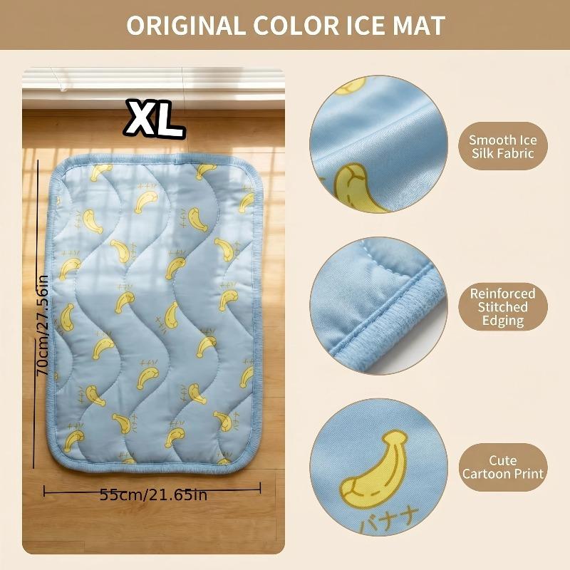 Tappetino Rinfrescante Estivo per Cani Tappetini Ghiacciati per Animali Domestici Coperta Traspirante per Gatti Divano Lavabile Traspirante per Gatti Cuccia Traspirante per Cani Animali Piccoli Letto Freddo per Animali Piccoli