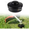 Tête de débroussailleuse universelle M10 x 1,25 - 114 mm, bobine ABS noire, alimentation automatique