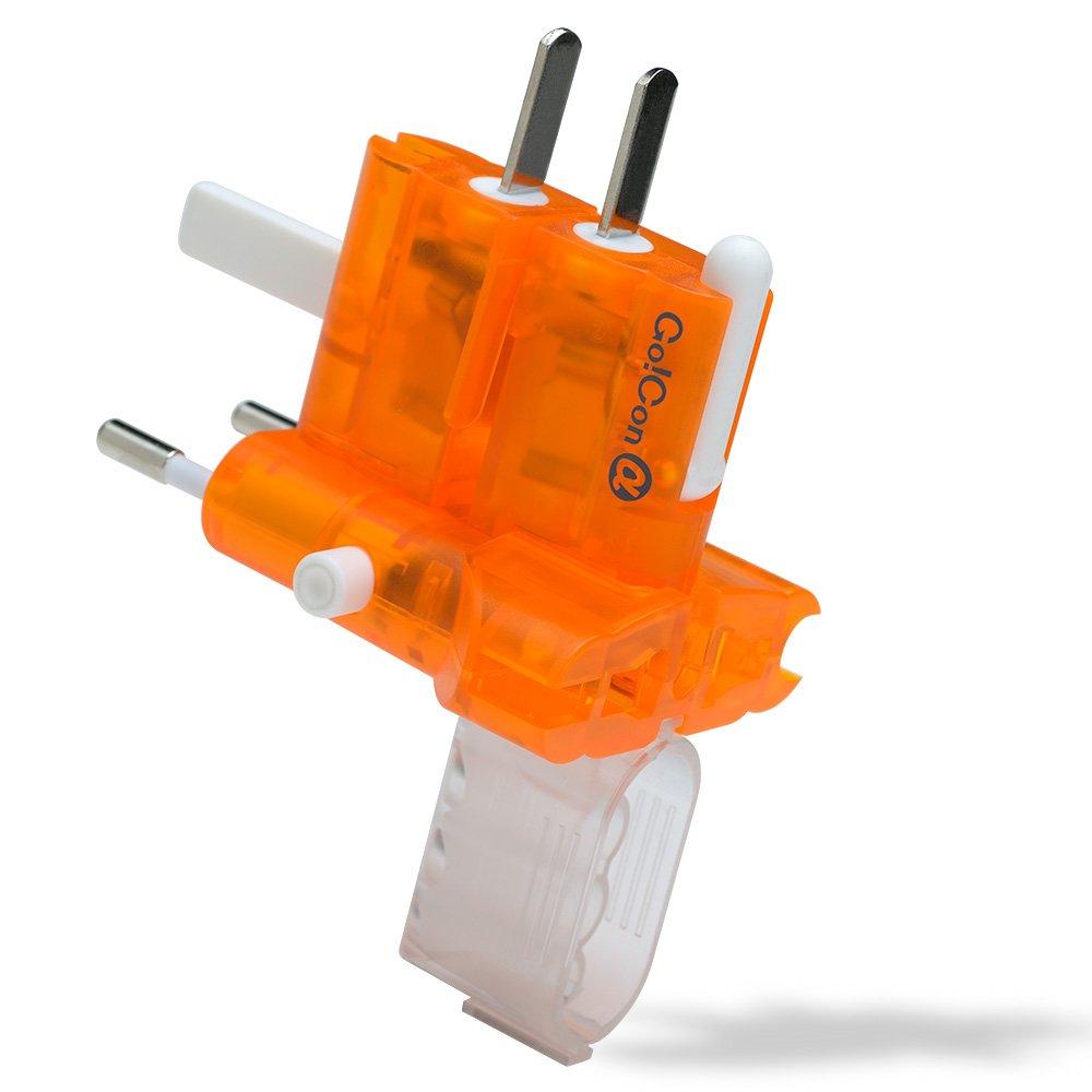 

Overseas power conversion adapter Compatible with 9 types of outlets around the world Gokon W2 (RWG101OR (color orange))