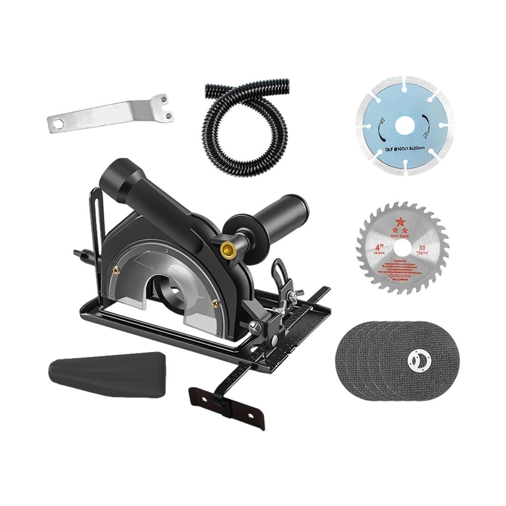 Upgraded Angle Grinder Stand Fixed Grinder Holder Sliding Handle Bracket Adjustable Angle Grinder Machine Base
