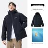 CAMEL Unisex Penguin Hooded Windproof Waterproof Outdoor Jacket M35BA31060