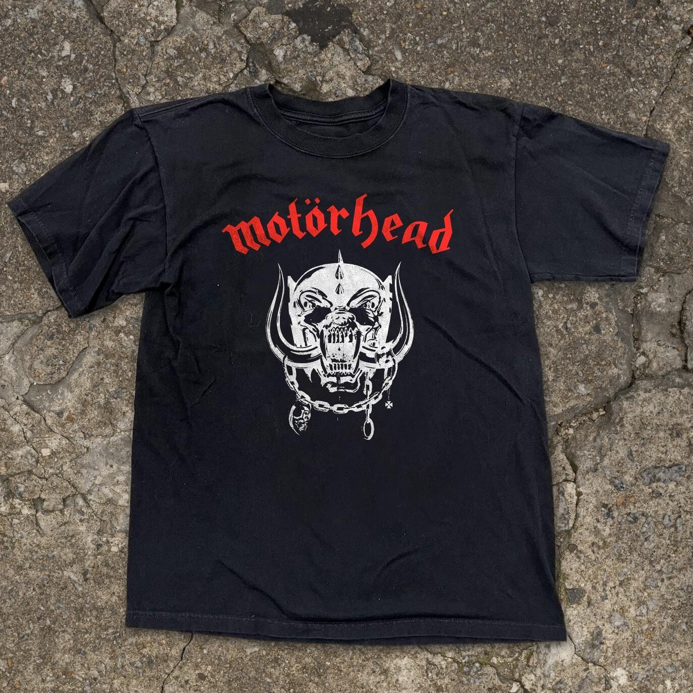 Motörhead Rock Band Unisex Black T-shirt Size S-5XL S