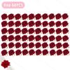 2025 New Valentine's Day Napkin Rings Rose Metal Napkin Rings Faux Flower Napkin Rings Wedding Banquet Birthday Decoration