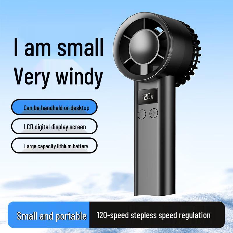 ZISIZ Rechargeable Handheld & Desktop Mini Fan