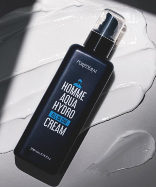 Pretti Pure:Derm Homme Aqua Hydro All-in-One Cream 200ml