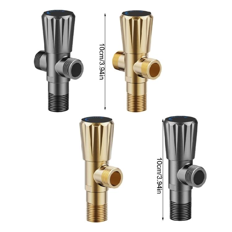 Thickened Anti Leak Angle Valves Bathroom Plumbing Angle Valves Metal Valves for Bathroom Shower Sink Faucets