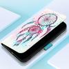 For Xiaomi Redmi Note 13 4G Leather Case 3D Pattern Printing Wallet Stand Mobile Cover with Strap
