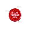 Car Engine Start Stop Button Cover Real Carbon Fiber Sticker For VW Volkswagen Bora