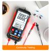 Multimeter With Flashlight Auto-ranging 6000 Counts Red Black Digital Multimeter Auto Power Off Compact Design