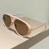 Oversized Pilot Sunglasses New in Vintage Double Bridge Sun Glasses Women Trendy Luxury Brand Design Outdoor Shades