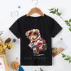 Teddy Bear Taking Your Photo T Shirt Cartoon Graphic Print T Shirt Fashion Casual Crew Neck Plus Size Short Sleeve T-Shirts Women’s