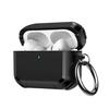 Earphone Case for AirPods Pro 3 Charging Case Portable Shockproof Wireless Earbud Protective Cover Full Coverage Shell Skin with Metal Ring