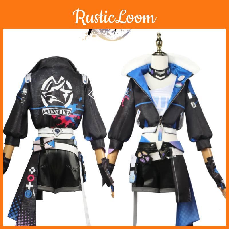 Anime Honkaistar Game Rail Silver Wolf Cosplay Costume Roleplaying Halloween