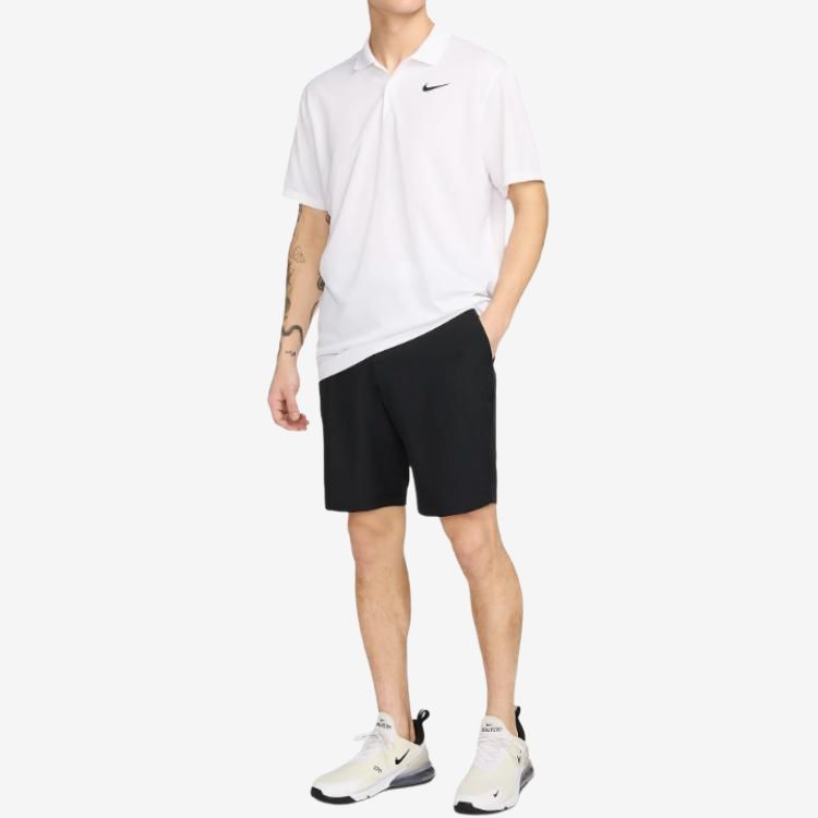 Nike Solid Color Casual Straight Leg Shorts Men Shorts Black CU9741-010