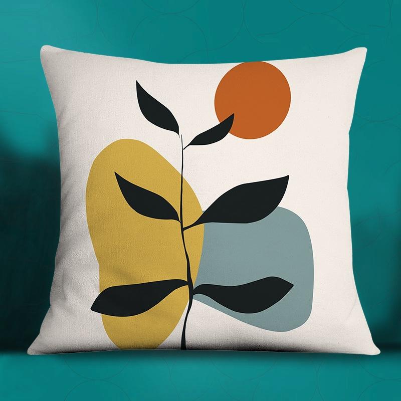 Fashion Classic Square Decorative Pillowcase Geometric Pattern Living Room Sofa Cushion Pillow Home Decor