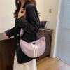 Summer waterproof nylon cloth bag women's 2025 new casual messenger dumpling bag versatile ins popular shoulder bag