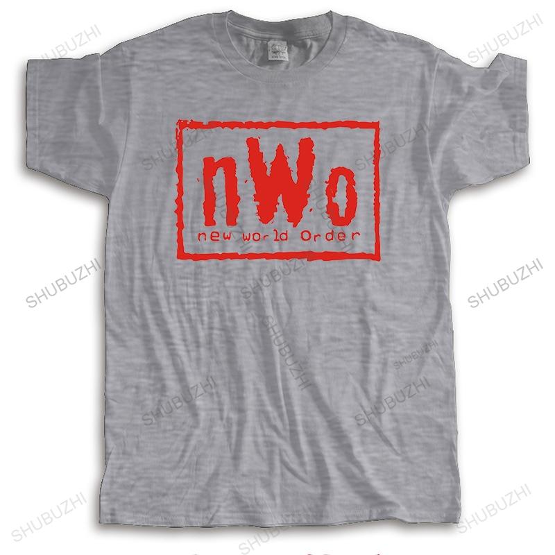 Fashion T Shirts NWO NEW WORLD ORDER Cool Casual Pride Men Unisex New Loose Size Top Oneck Cotton Teeshirt