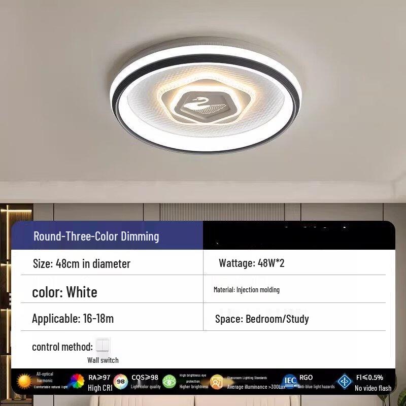 Nu Feng 48cm Runde Wasserdichte LED Badezimmer Deckenleuchte mit Offline-Sprachsteuerung