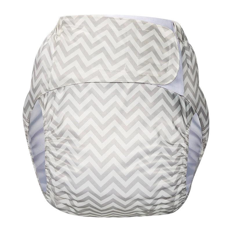 Adjustable Washable Incontinence Diaper Underwear with Velcro for Adults