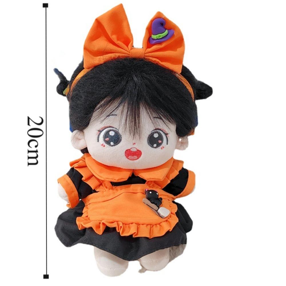 Witch Hat Cotton Doll Plush Suit Cat Plush Dolls Clothes  Doll Accessories