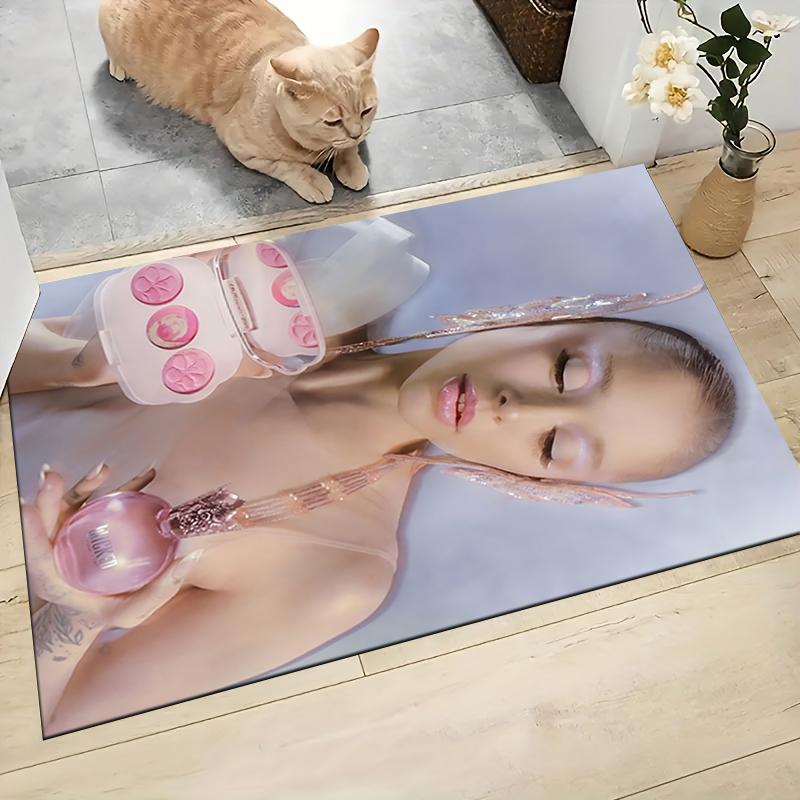 Fantasy Pink White Carpet Rug Soft Washable Antislip Home Living Room Sofa Mats Personalized Christmas Rug