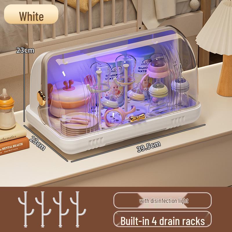 Flaschen- & Geschirrsterilisator-Aufbewahrungsständer mit staubdichter Abdeckung