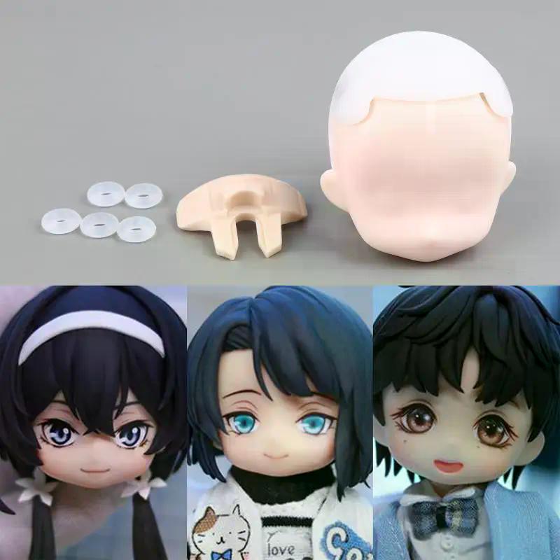 Clay Doll GSC Universal Head Shell/Blank Face Magnetic Resin Mold DIY Ob11 Handmade Doll Accessories