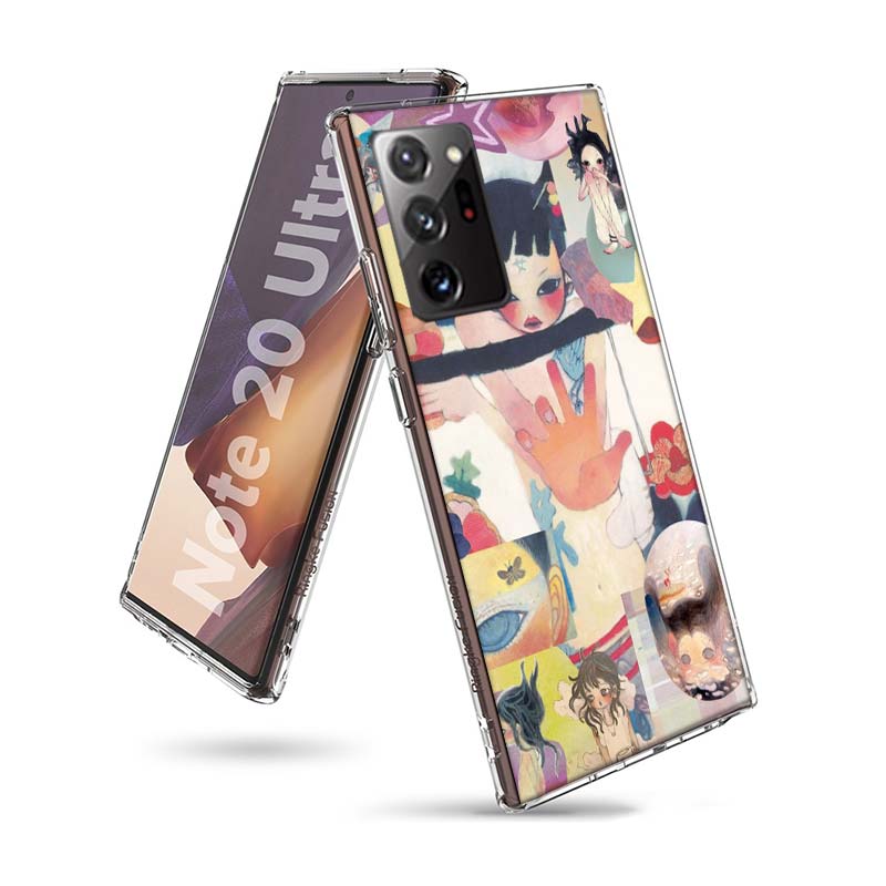 Aya Takano Gemälde Handyhülle für Samsung A55 A35 A25 A15 A07 A05S A16 A17 A26 A36 A37 A56 A57 Galaxy Note 20 10 A50S A71 A51