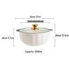 Ceramic Double-Handled Large Soup Bowl with Lid - High-End Design, Ideal for Home Use, Sauerkraut Fish, and Commercial Soups.