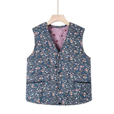JINGRX Women's Warm Camel Fleece Cotton Vest