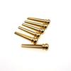 6Pcs Pure Brass Guitar String Nails Bridge Pins Replacement Part Repair Tool