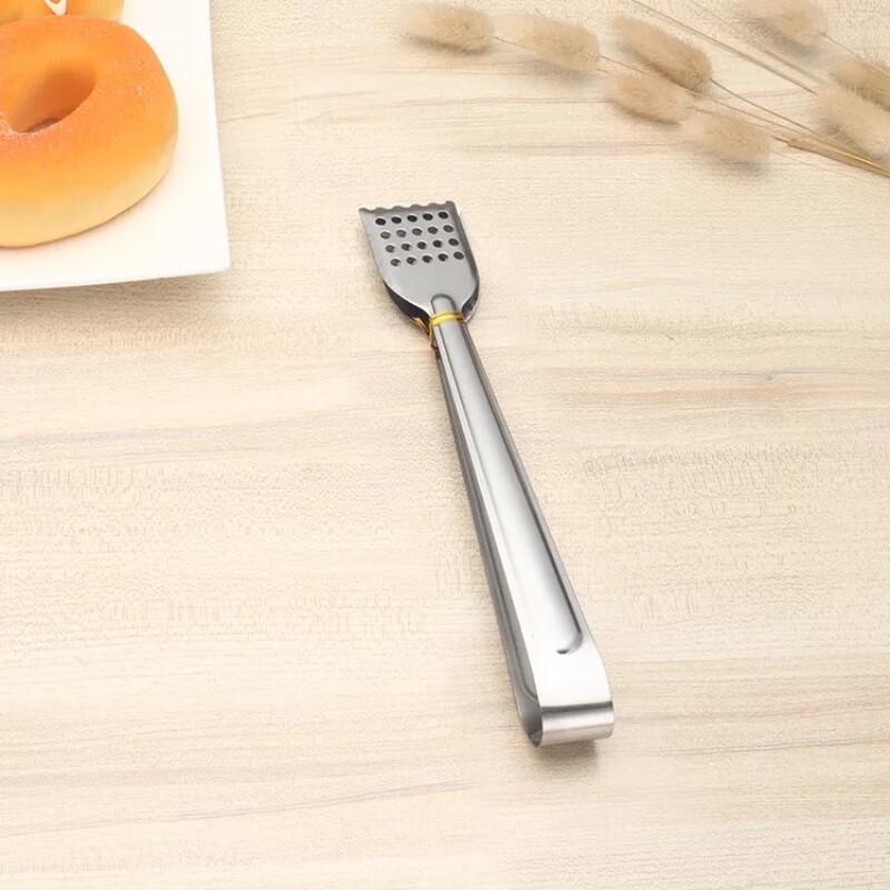 Wutuo Perforated Serrated Kitchen Food Tongs (5-Pack)