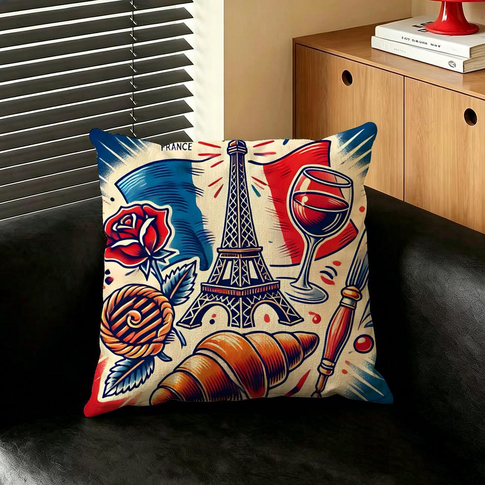 Art FFrance CCulture SSeries Cushion Cover Creative pillowcases for interior decoration office living room home Car hot