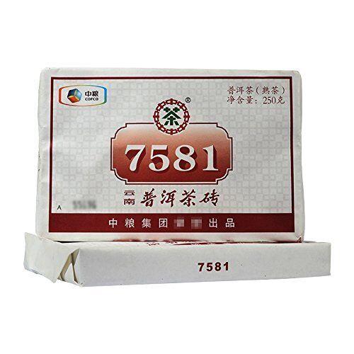Китайский чай 7581 Четыре плитки монолитные 1000 г/упаковка пуэр выдержанный чай — фото 2