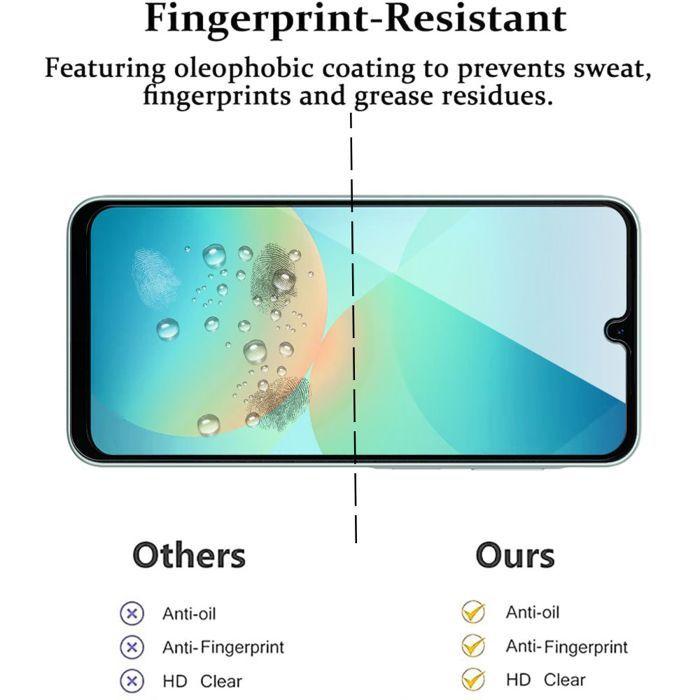 2 Full Tempered Glass for Samsung Galaxy A27 5G - Shockproof Protective Screen with Black Edge