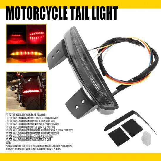 LED Tail Brake Turn Light Signal For Harley Iron 883/Sportster 1200/Dyna Street