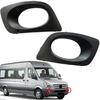 MP&PV Front Bumper Fog Light Cover Trim Bezel Left/Right Compatible with Mercedes Van Sprinter W906 2013 Onwards OE9068850353,OE9068850253