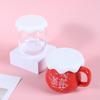 Silicone Mug Lid: Universal Dustproof, Leakproof, Anti-Scald, Heat Insulation Coaster.