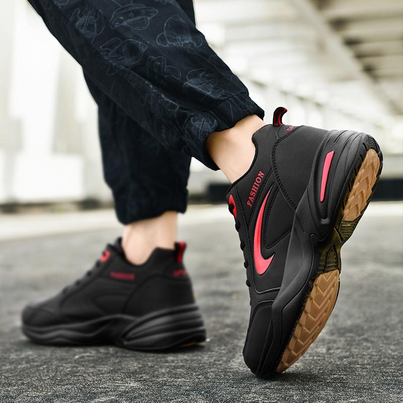 Increase height in autumn Casual running sneakers Breathable invisible increase shoe tide